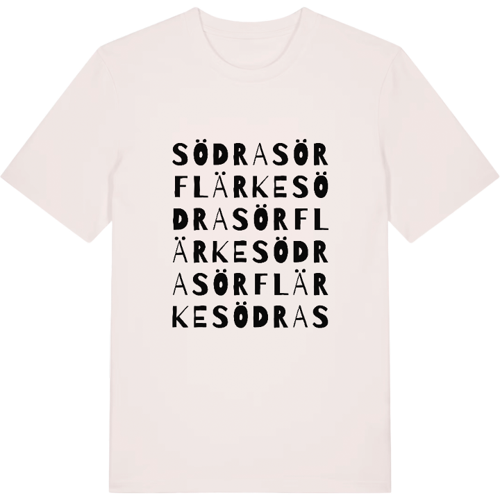Södra Sörflärke ordlek t-shirt – t-shirt från PinShirt
