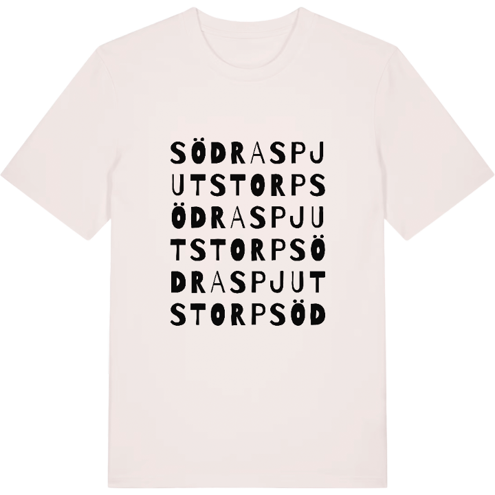Södra Spjutstorp ordlek t-shirt – t-shirt från PinShirt