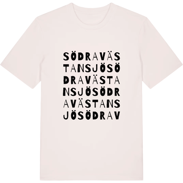 Södra Västansjö ordlek t-shirt – t-shirt från PinShirt