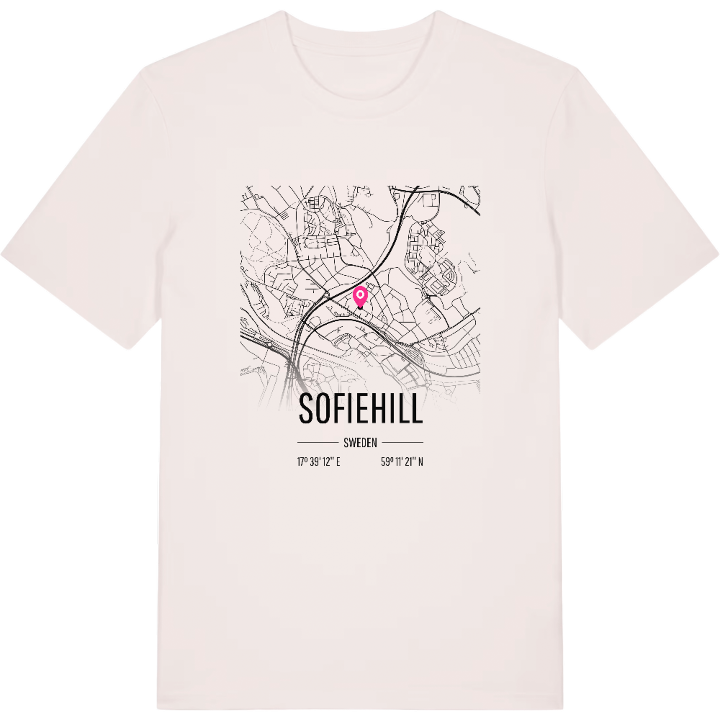 Sofiehill karta t-shirt – t-shirt från PinShirt