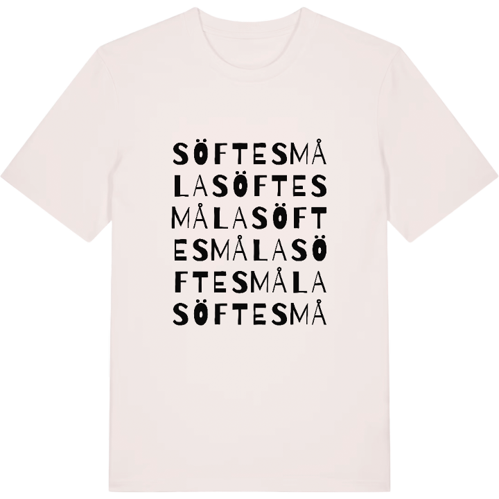 Söftesmåla ordlek t-shirt – t-shirt från PinShirt