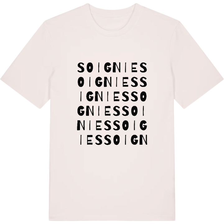 Soignies ordlek t-shirt – t-shirt från PinShirt