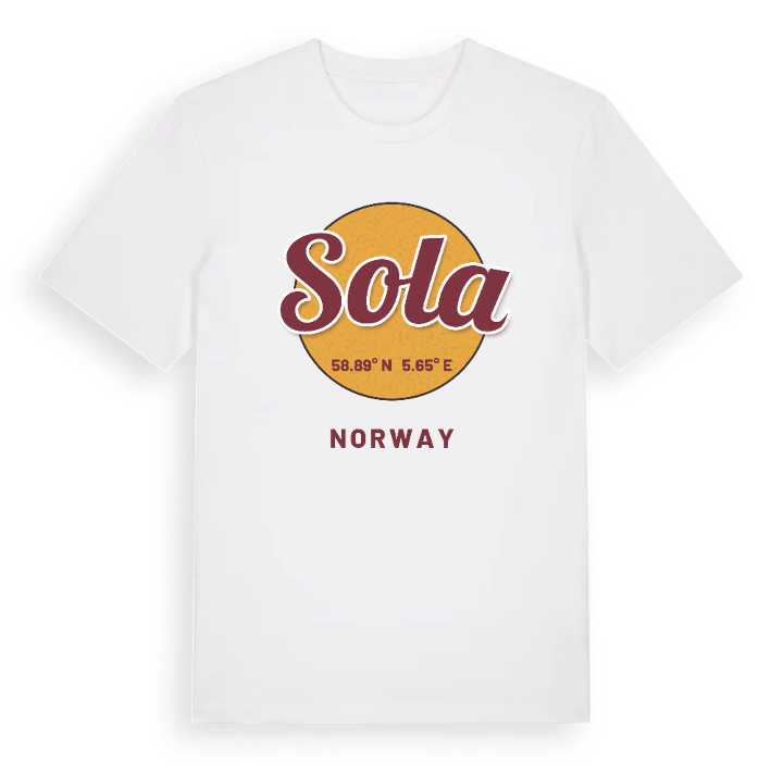 Sola cirkel t-shirt – t-shirt från PinShirt
