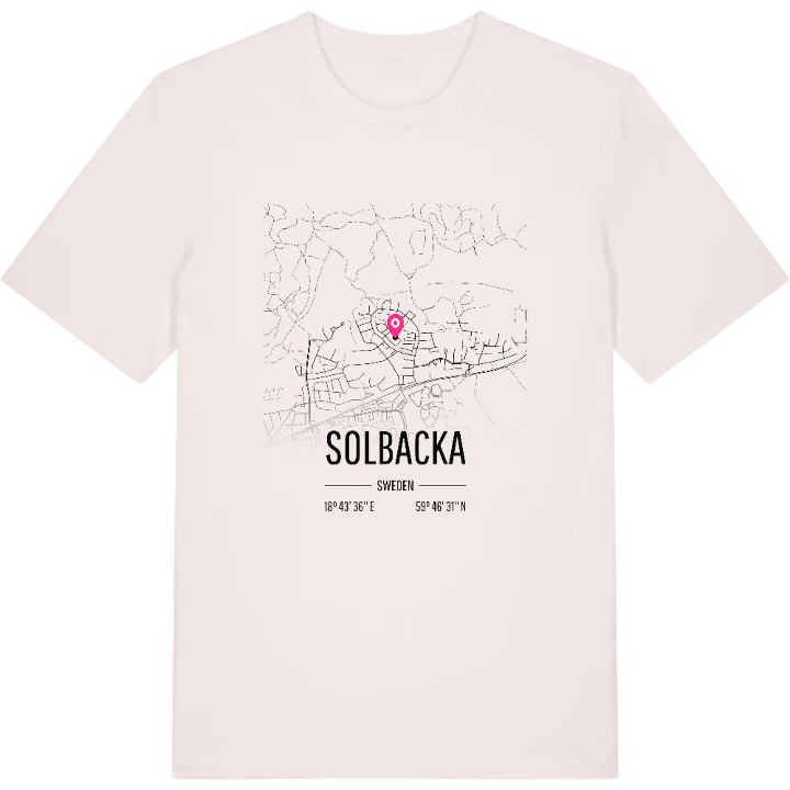Solbacka karta t-shirt – t-shirt från PinShirt