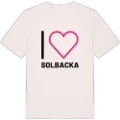 Jag älskar Solbacka t-shirt stort tryck
