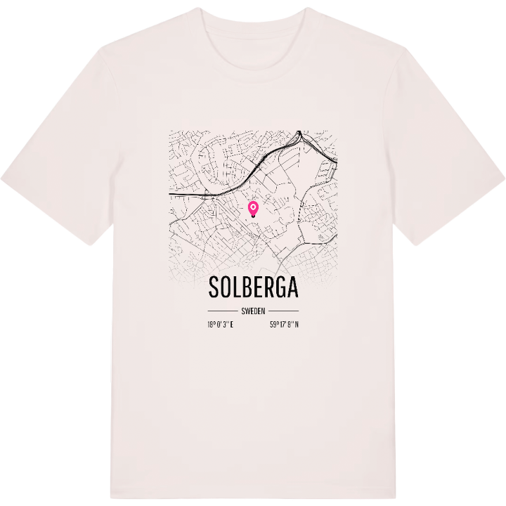 Solberga karta t-shirt – t-shirt från PinShirt
