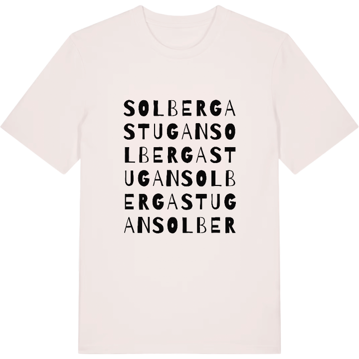 Solbergastugan ordlek t-shirt – t-shirt från PinShirt