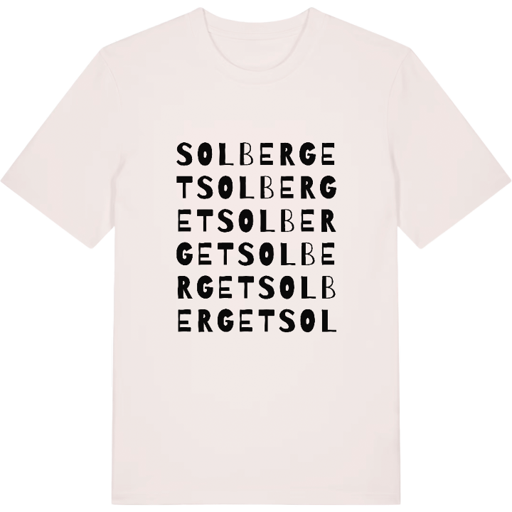 Solberget ordlek t-shirt – t-shirt från PinShirt