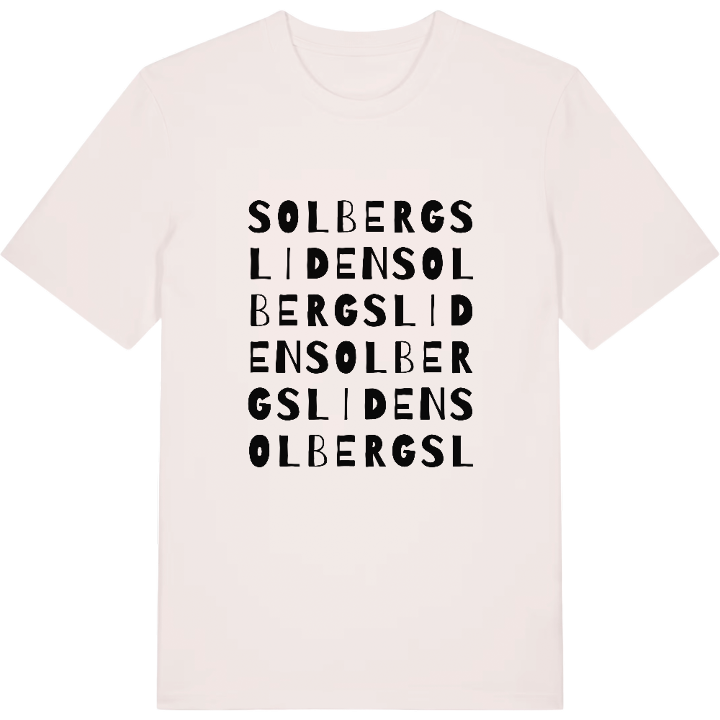 Solbergsliden ordlek t-shirt – t-shirt från PinShirt