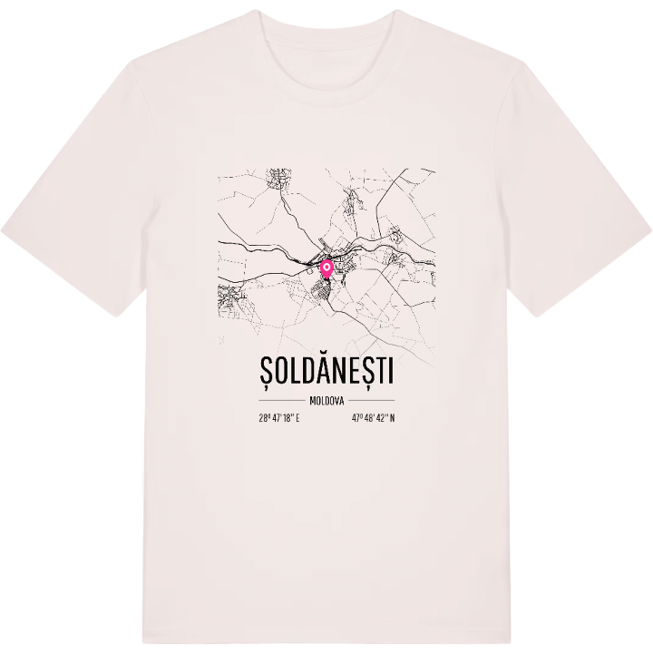 Șoldănești karta t-shirt – t-shirt från PinShirt