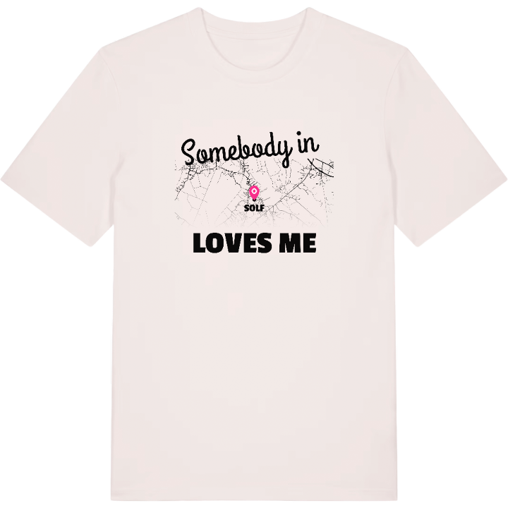 Någon i Solf älskar mig t-shirt – t-shirt från PinShirt