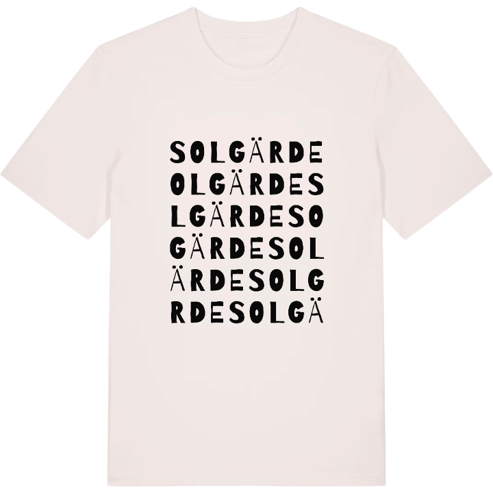 Solgärde ordlek t-shirt – t-shirt från PinShirt