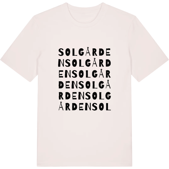 Solgården ordlek t-shirt – t-shirt från PinShirt