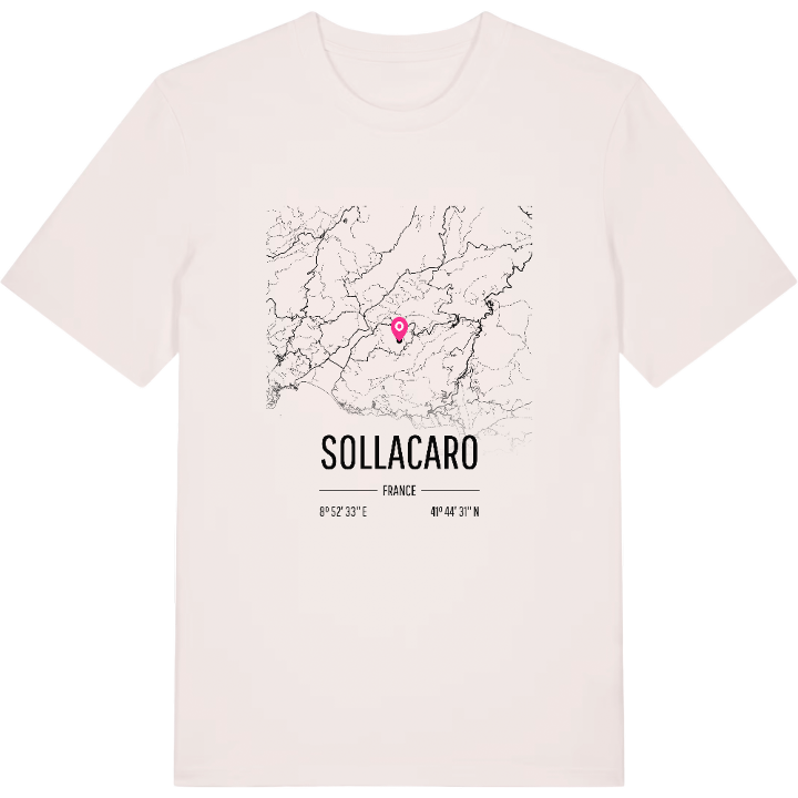 Sollacaro karta t-shirt – t-shirt från PinShirt