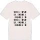 Sollid ordlek t-shirt