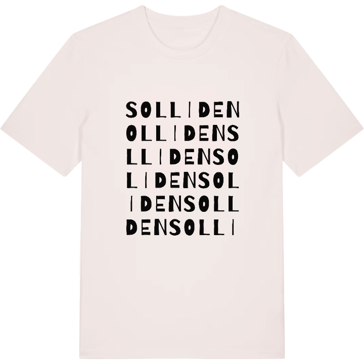 Solliden ordlek t-shirt – t-shirt från PinShirt