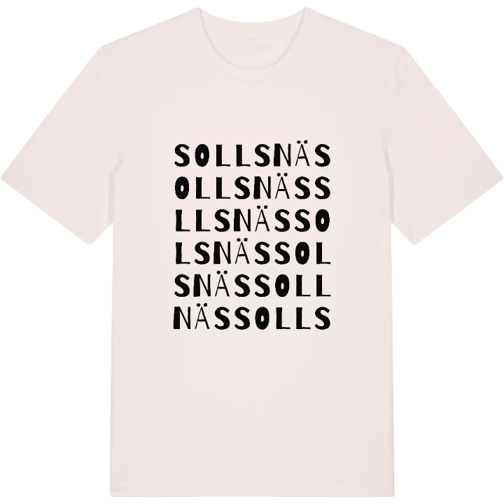 Sollsnäs ordlek t-shirt – t-shirt från PinShirt