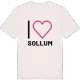 Jag älskar Sollum t-shirt stort tryck