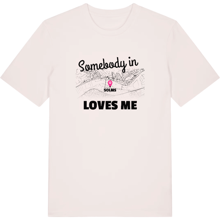 Någon i Solms älskar mig t-shirt – t-shirt från PinShirt