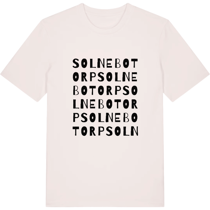 Solnebotorp ordlek t-shirt – t-shirt från PinShirt