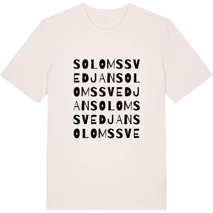 Solomssvedjan ordlek t-shirt – t-shirt från PinShirt
