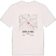 Solore-en-Forez karta t-shirt