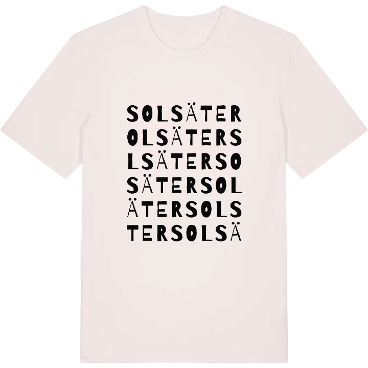 Solsäter ordlek t-shirt – t-shirt från PinShirt