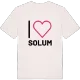 Jag älskar Solum t-shirt stort tryck