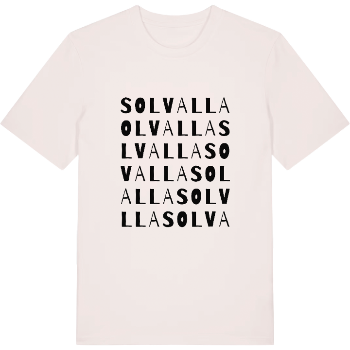 Solvalla ordlek t-shirt – t-shirt från PinShirt