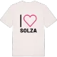 Jag älskar Solza t-shirt stort tryck