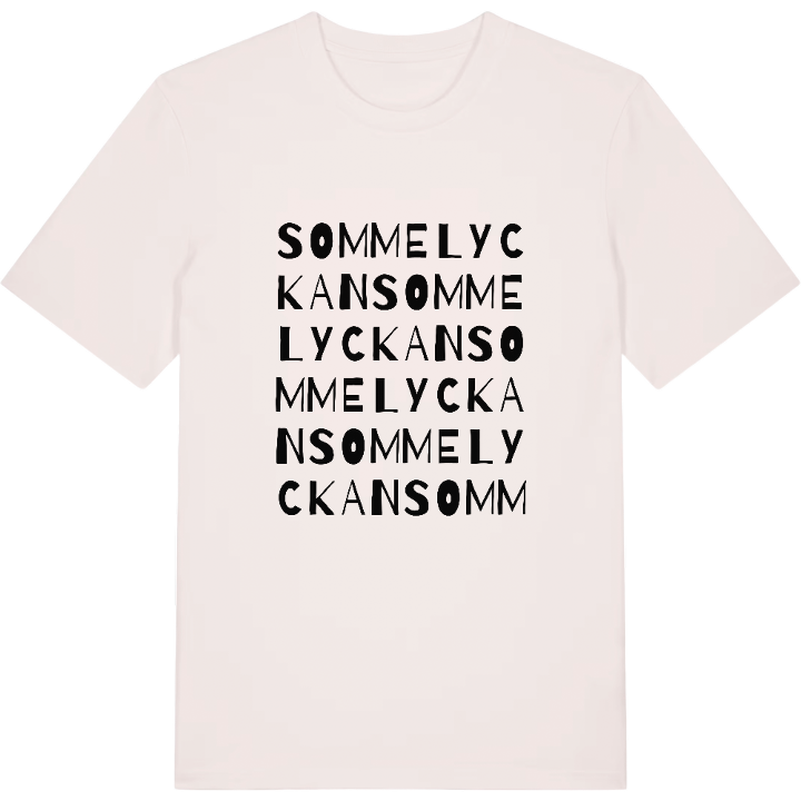 Sommelyckan ordlek t-shirt – t-shirt från PinShirt