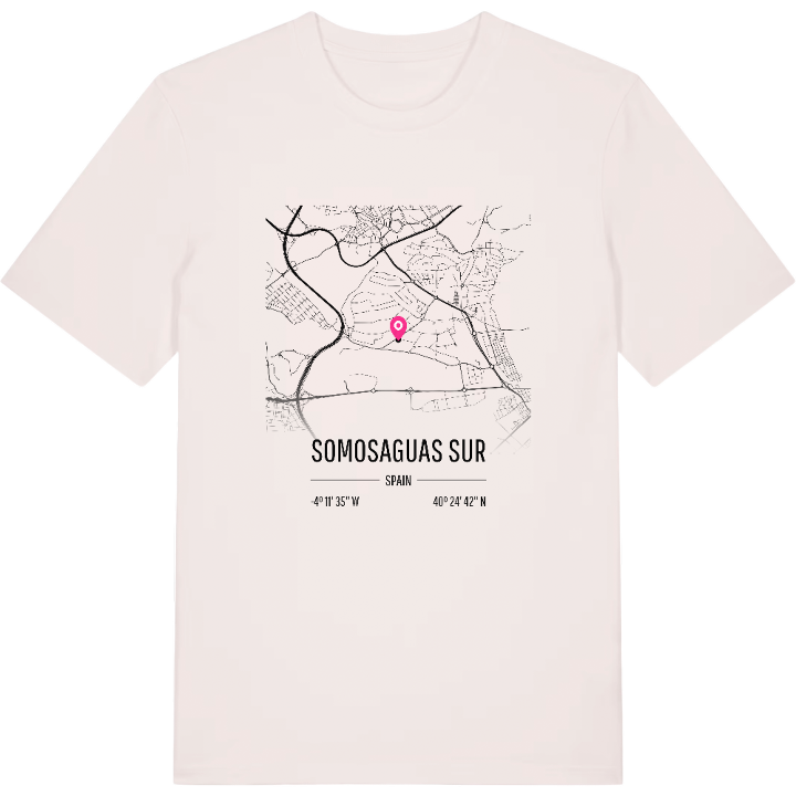 Somosaguas Sur karta t-shirt – t-shirt från PinShirt