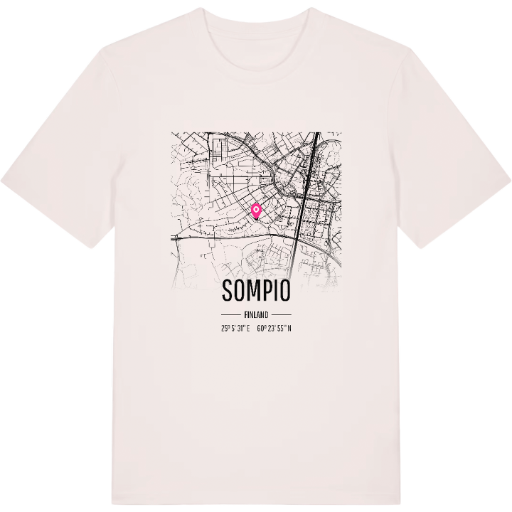 Sompio karta t-shirt – t-shirt från PinShirt