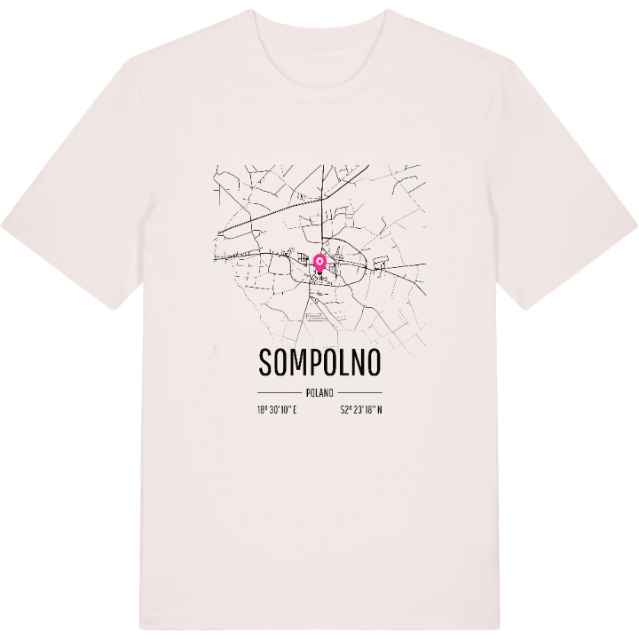 Sompolno karta t-shirt – t-shirt från PinShirt