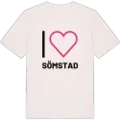 Jag älskar Sömstad t-shirt stort tryck