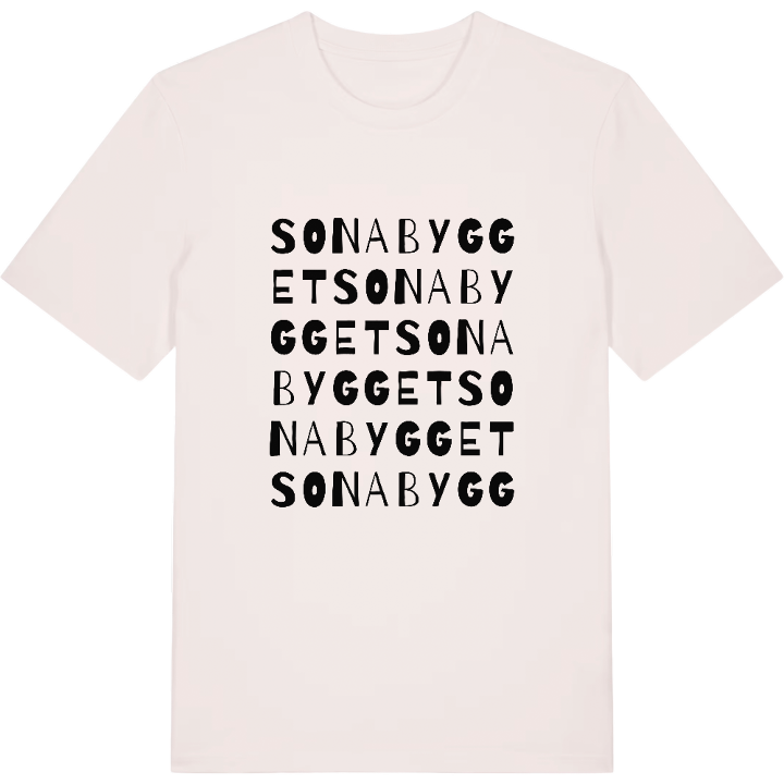 Sonabygget ordlek t-shirt – t-shirt från PinShirt