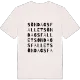 Söndagsfallet ordlek t-shirt