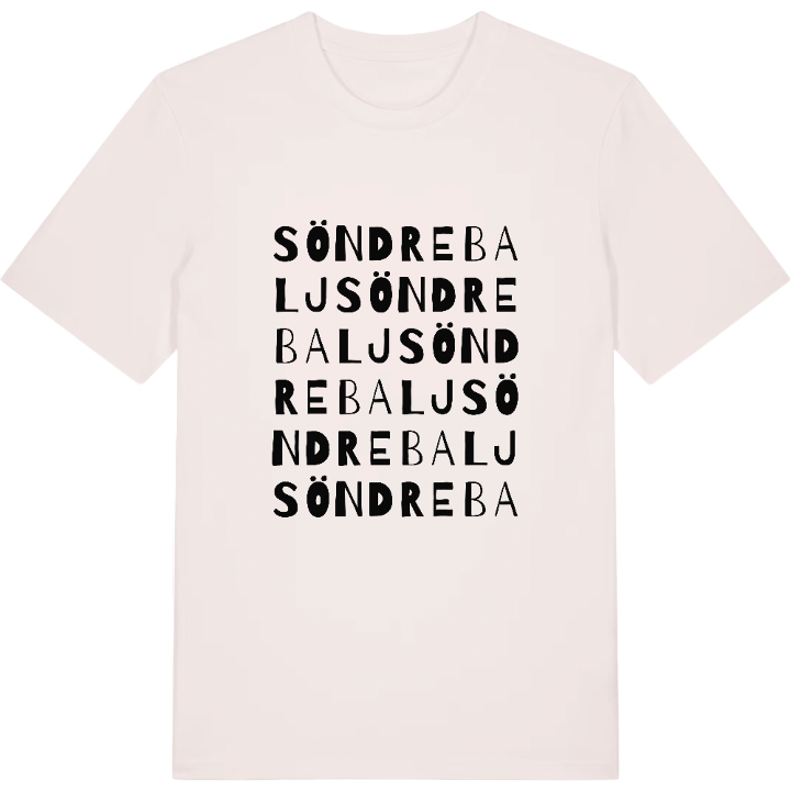 Söndrebalj ordlek t-shirt – t-shirt från PinShirt