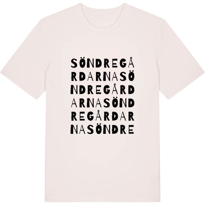 Söndregårdarna ordlek t-shirt – t-shirt från PinShirt