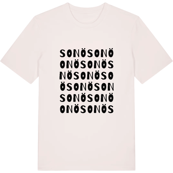 Sonö ordlek t-shirt – t-shirt från PinShirt