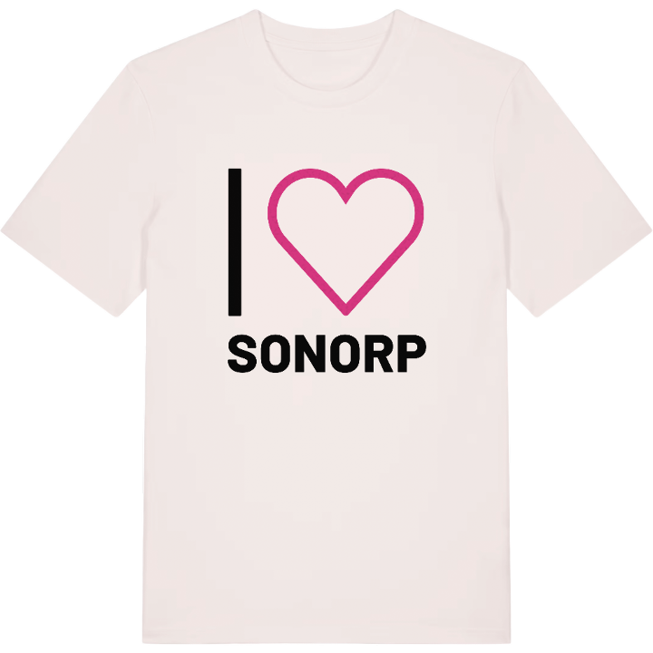 Jag älskar Sonorp t-shirt stort tryck – t-shirt från PinShirt