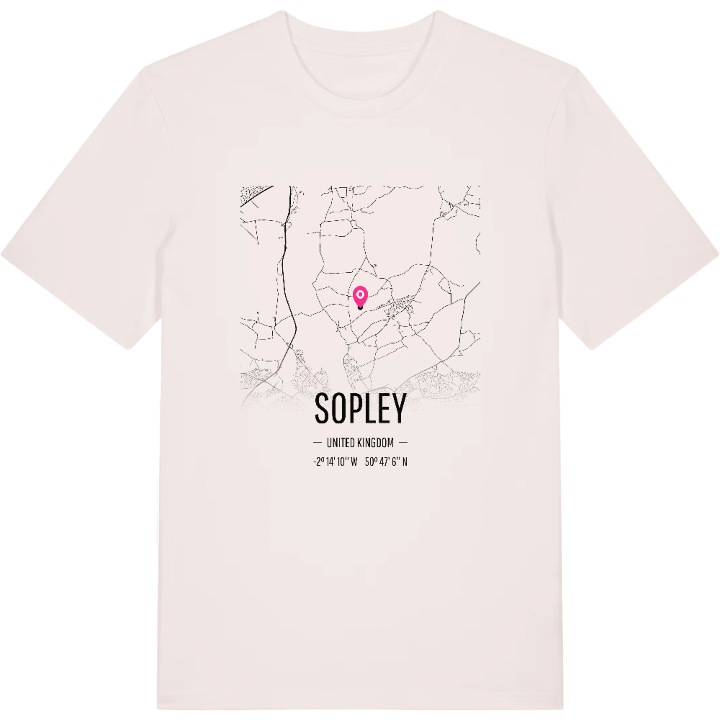 Sopley karta t-shirt – t-shirt från PinShirt