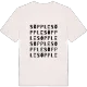Söpple ordlek t-shirt