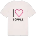 Jag älskar Söpple t-shirt stort tryck