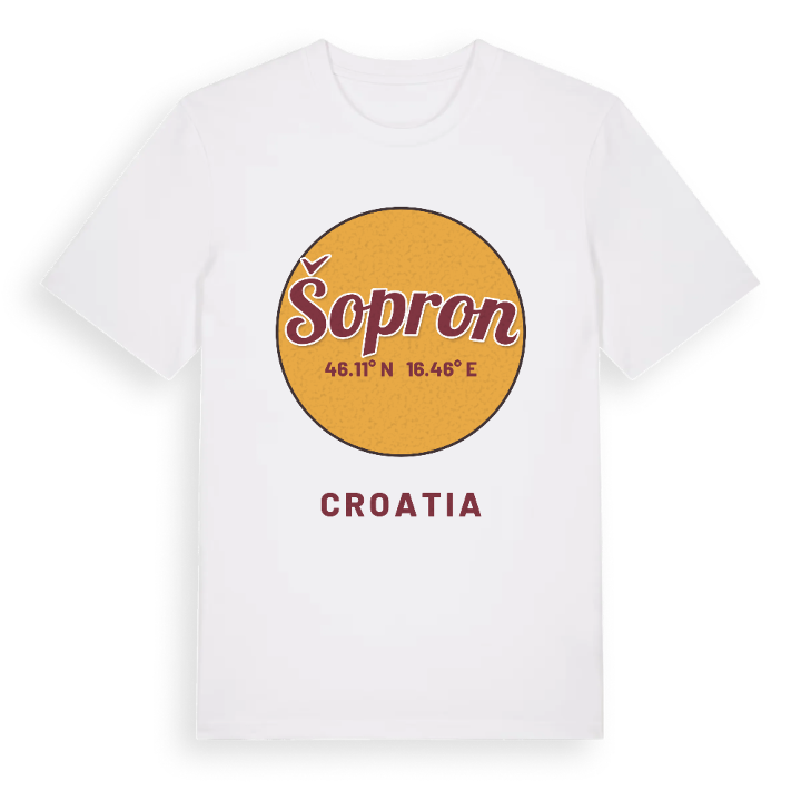 Šopron cirkel t-shirt – t-shirt från PinShirt