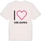 Jag älskar Sör-äspen t-shirt stort tryck