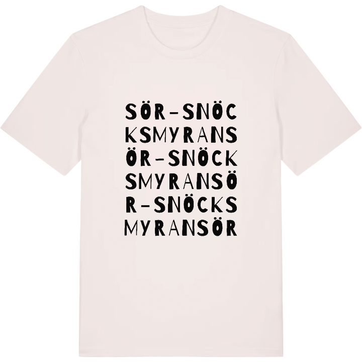 Sör-snöcksmyran ordlek t-shirt – t-shirt från PinShirt
