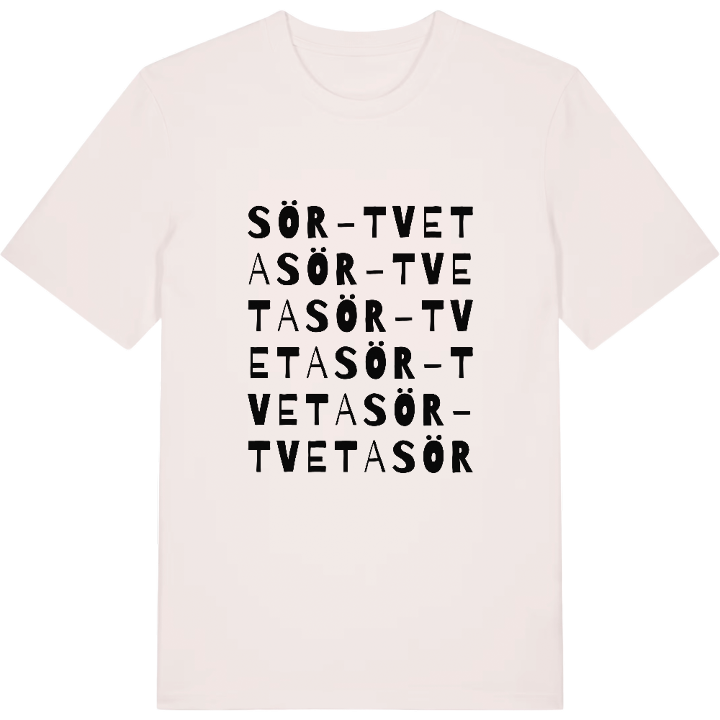 Sör-Tveta ordlek t-shirt – t-shirt från PinShirt