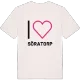 Jag älskar Söratorp t-shirt stort tryck