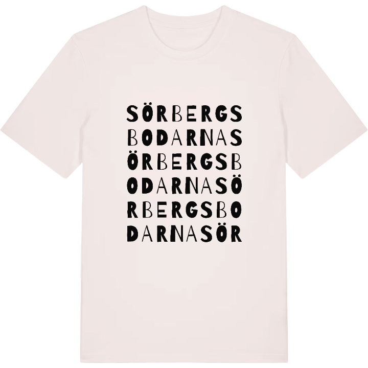 Sörbergsbodarna ordlek t-shirt – t-shirt från PinShirt